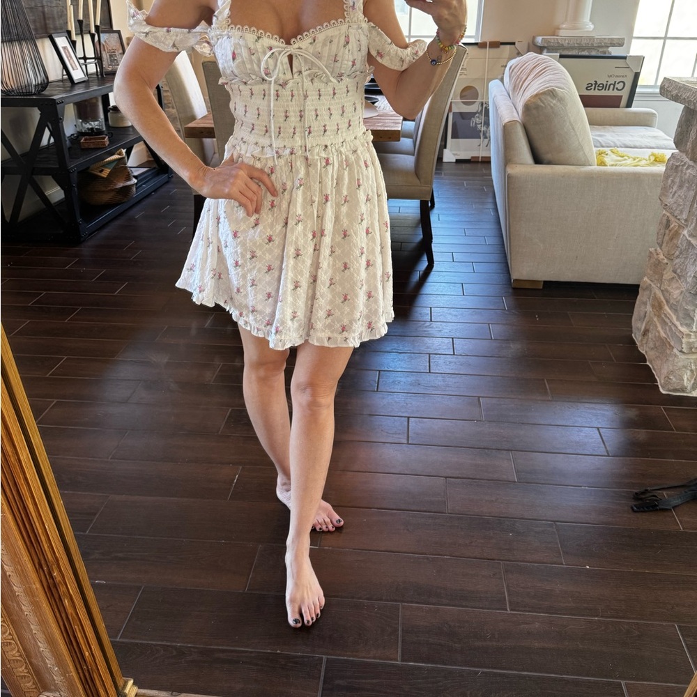 Floral Off-Shoulder Dress